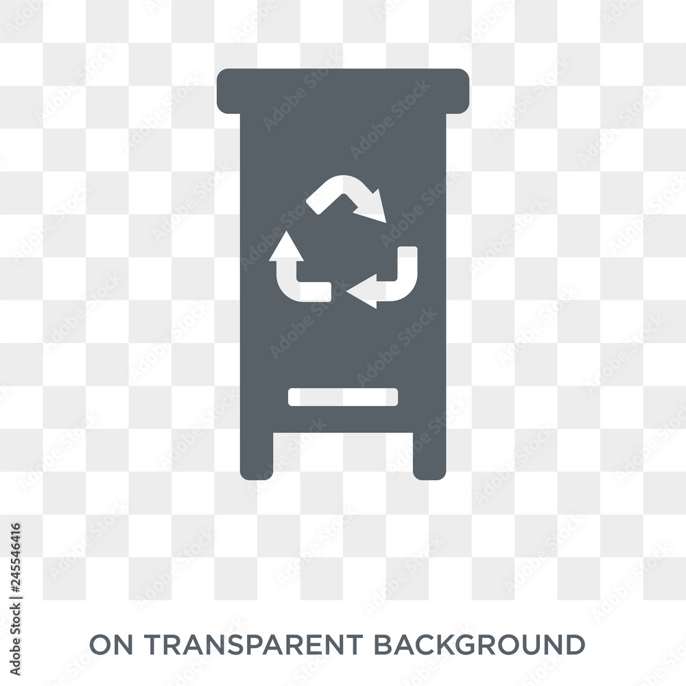 Poster trash compactor icon. trash compactor design concept from electronic devices collection. simple elem