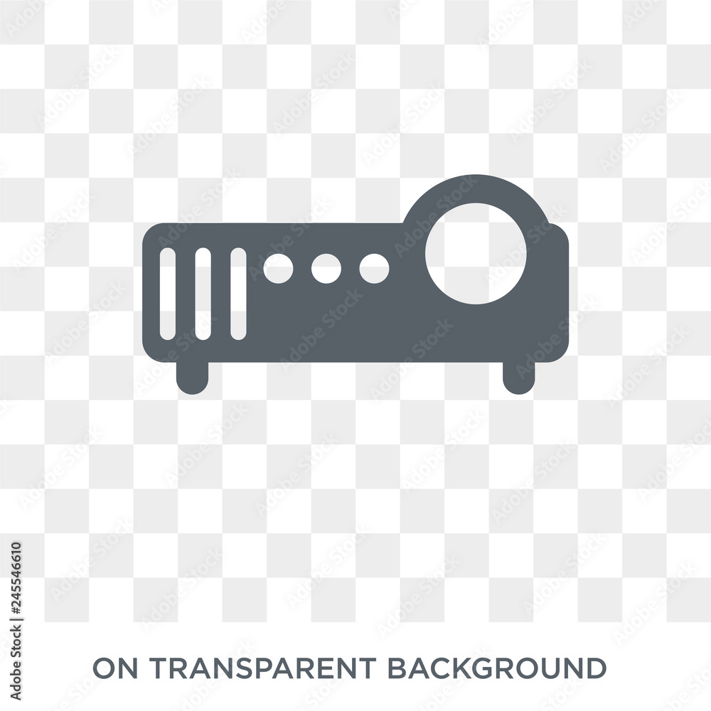 Poster projector icon. projector design concept from electronic devices collection. simple element vector i