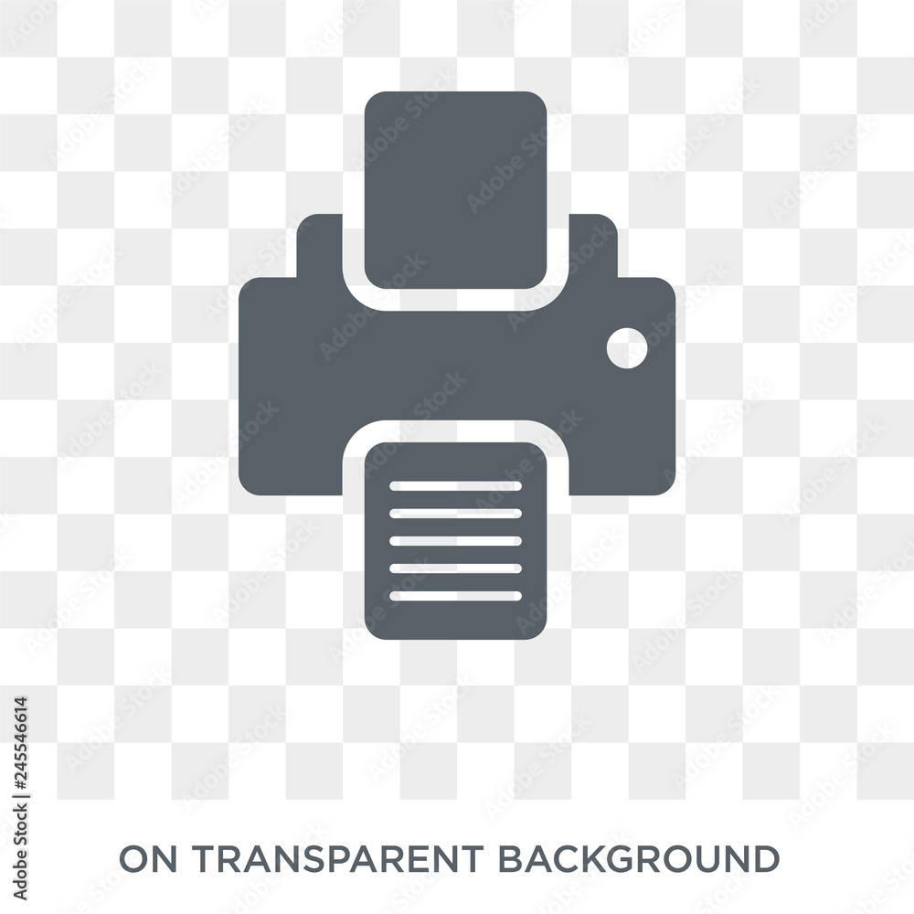 Poster printer icon. printer design concept from electronic devices collection. simple element vector illus