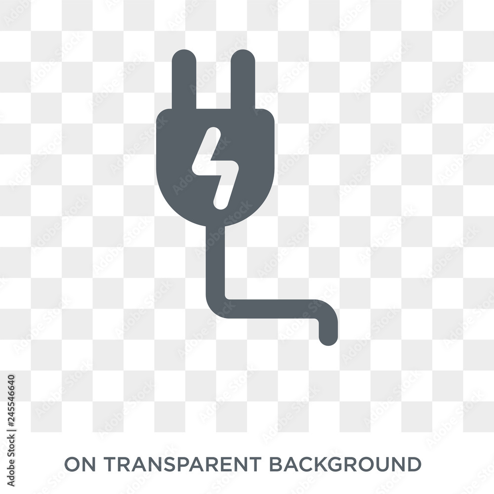 Poster plug icon. plug design concept from electronic devices collection. simple element vector illustratio