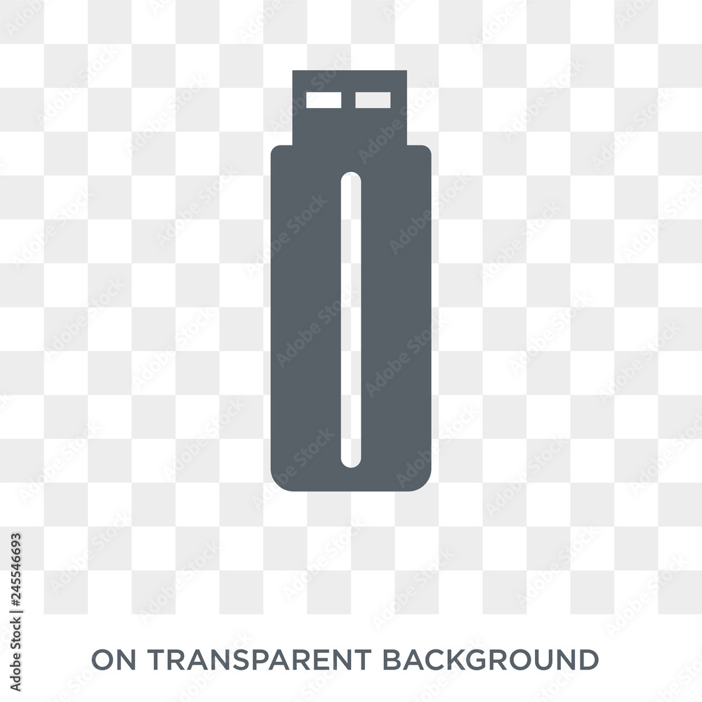 Poster pendrive icon. pendrive design concept from electronic devices collection. simple element vector ill