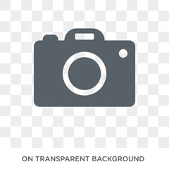 Camera icon. Camera design concept from Electronic devices collection. Simple element vector illustration on transparent background.