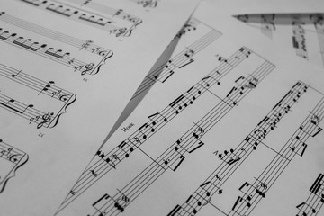 sheet of music