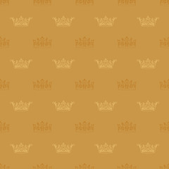 seamless pattern with crowns