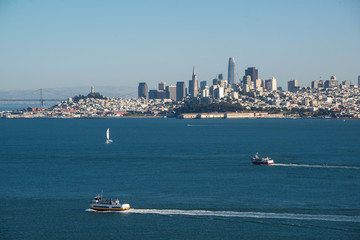 Fototapeta na wymiar San Francisco downtown cityscape