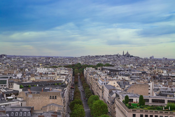 Fototapeta na wymiar Paris- Vue aérienne