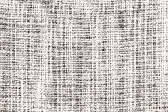 Linen fabric texture or background, Gray color.