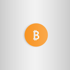bitcoin 3d vector isolated network money Bitcoin crypto currency blockchain flat  logo