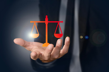 mano, aperta, legale, avvocato, giustizia,