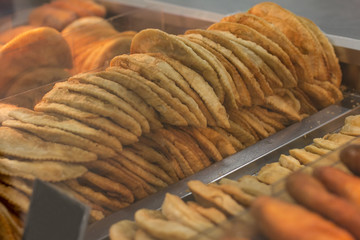 Cheburek - fried pie with meat and onions. Traditional dish of many turkic and mongolian peoples.