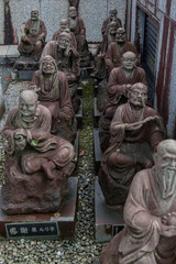 Small Japanese Monk Statues 