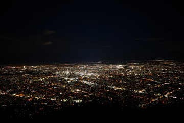 北海道　札幌の夜景