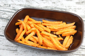 Frites de patates douces