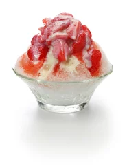 Rolgordijnen kakigori, japanese shaved ice dessert © uckyo
