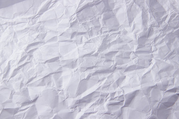 Obraz premium crumpled white paper texture
