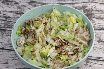 Salade laitue mozzarella