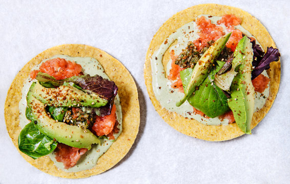 Hawaiian Fish Tacos With Avocado 