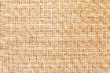 Brown linen fabric texture or background.