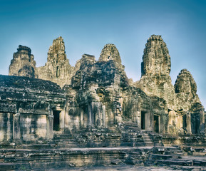 Naklejka premium Bayon temple in Angkor Thom. Siem Reap. Cambodia