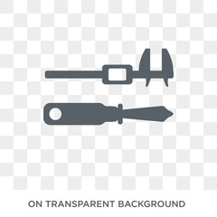 Plumb rule tool icon. Trendy flat vector Plumb rule tool icon on transparent background from Construction collection. High quality filled Plumb rule tool symbol use for web and mobile