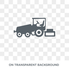 Paving icon. Trendy flat vector Paving icon on transparent background from Construction collection. High quality filled Paving symbol use for web and mobile