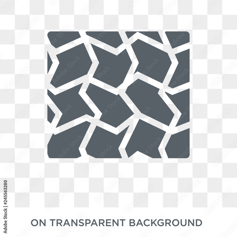 Poster floor icon. trendy flat vector floor icon on transparent background from construction collection. hi