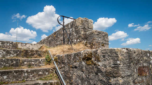 Sandsteinmauer