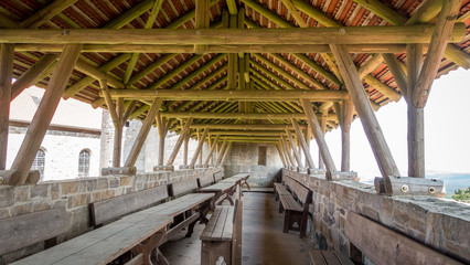 Fototapeta premium Burg Herzberg , eine historische Festungsanlage in Hessen