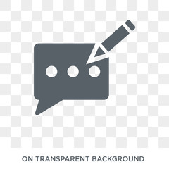 Feedback icon. Feedback design concept from Communication collection. Simple element vector illustration on transparent background.