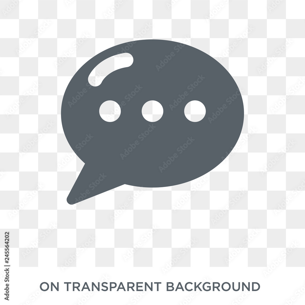 Poster chat bubble icon. chat bubble design concept from communication collection. simple element vector il
