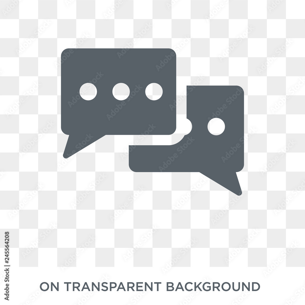 Poster chat icon. chat design concept from communication collection. simple element vector illustration on 