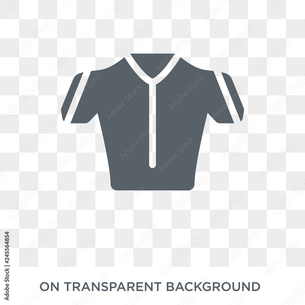 Poster jersey icon. jersey design concept from clothes collection. simple element vector illustration on tr