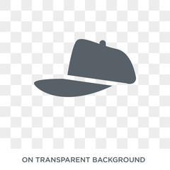 Cap icon. Cap design concept from  collection. Simple element vector illustration on transparent background.