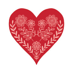 Happy Valentines Day with Heart Shape Design Vector, 14 February, Usable for Banners, Greeting and Invitation Card.