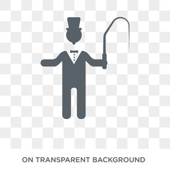 ringmaster icon. ringmaster design concept from Circus collection. Simple element vector illustration on transparent background.