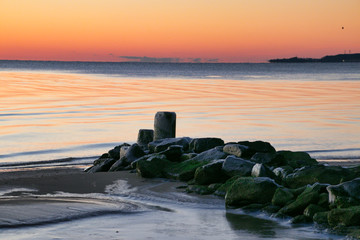 winter time at driftwood beach, chesapeake ranch estates, lusby, maryland