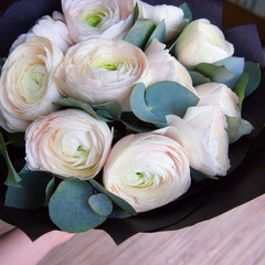 Bouquet of delicate Ranunculus
