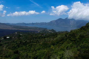 Kintamani Mountain and Volcano view, Bali, Indonesia