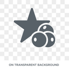 Christmas star icon. Christmas star design concept from Christmas collection. Simple element vector illustration on transparent background.