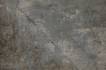 Riss an grauer Wand