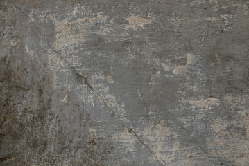 Riss an grauer Wand