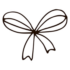 Cartoon doodle linear isolated on white background. Vector illustration.