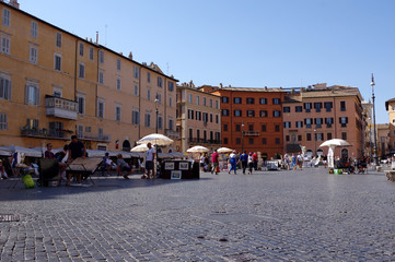 Fototapeta na wymiar Piazza Navona à Rome