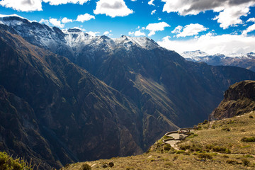 Condor spotting place at the Colca Canyon, Peru