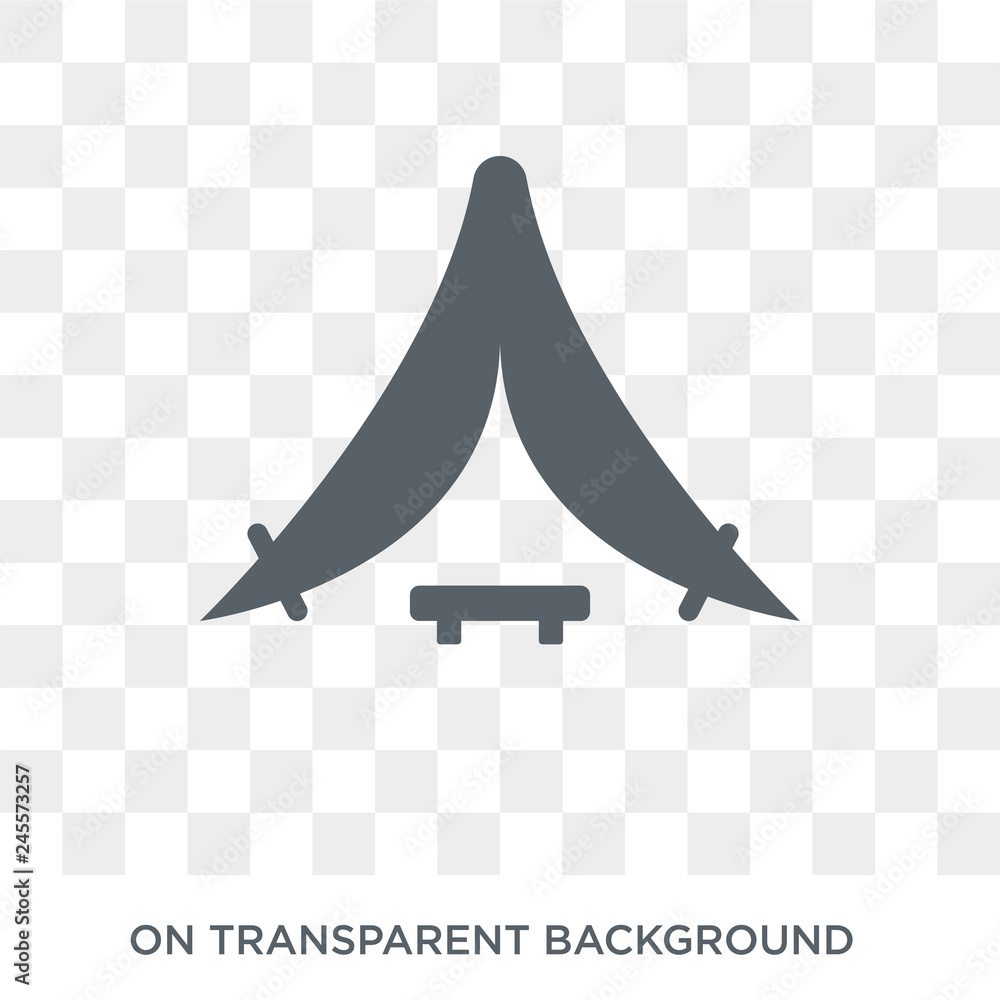 Poster kite icon. kite design concept from camping collection. simple element vector illustration on transp