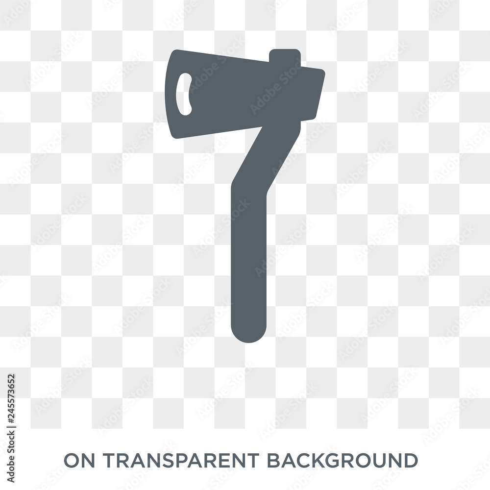 Poster axes icon. axes design concept from camping collection. simple element vector illustration on transp