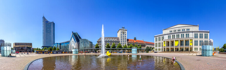 Fototapeta na wymiar Leipzig, Augustusplatz