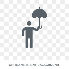 Term assurance icon. Trendy flat vector Term assurance icon on transparent background from business   collection. High quality filled Term assurance symbol use for web and mobile