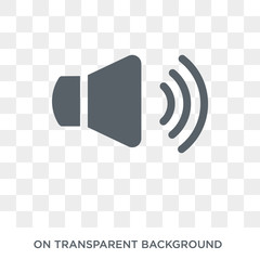 Volume icon. Trendy flat vector Volume icon on transparent background from business   collection. High quality filled Volume symbol use for web and mobile