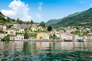 Fototapeta na wymiar The most beautiful lake on the world, Como Lake. Lombardy, Italy. he most beautiful lake on the world, Como Lake. Lombardy, Italy. 